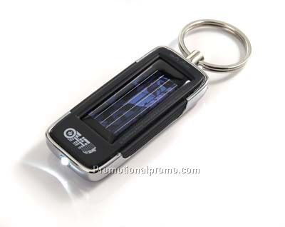 Solar Flashlight Key Ring