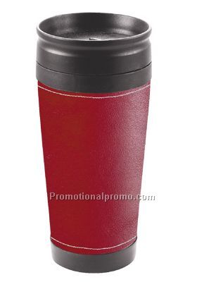 Stainless Steel Tumbler/Vinyl Sleeve 16oz - Red
