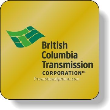 Stock Shape Dull Gold Foil Paper Roll Labels - Square with round corners