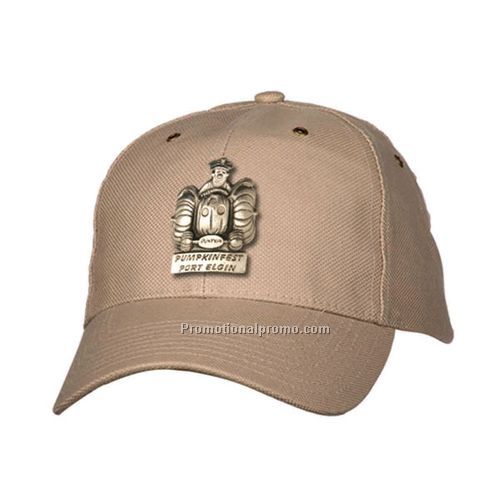 Tan Semi low fitting, soft front, 6 Section- Alumni Style Caps