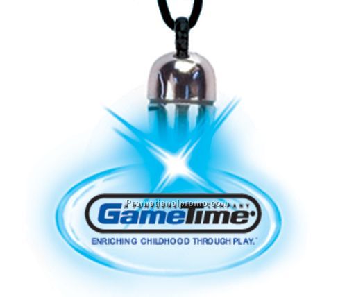 Tear Drop Blinking Pendant Necklaces