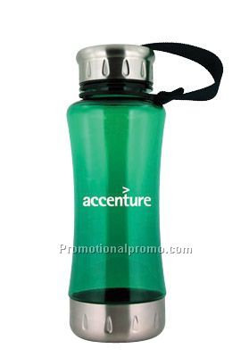 Tear Drop Design Water Bottle 18oz-Green