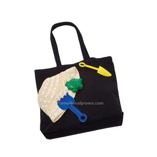 The Beach Canvas Shoulder Tote