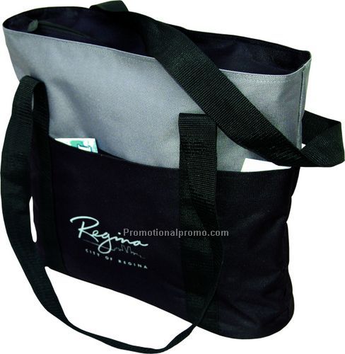 Tourist Tote -grey/black