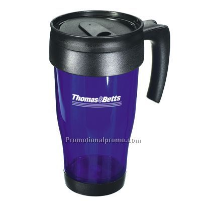 Translucent Travel Mug 16oz - Blue