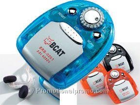 Translucent sport FM scan radio with light