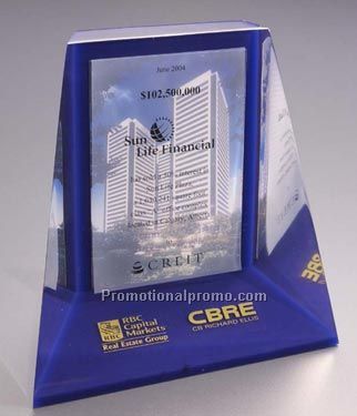 Trapezoid w/ Slanted Colored Bottom & Background