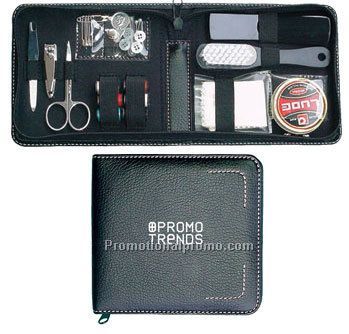 Travel Shoe Shine, Manicure and Sewing Kit