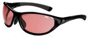 Traverse - Shiny Black Frame with Modulator Rose Lens