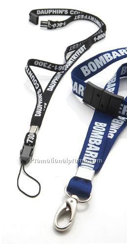 Tubular Recycled Lanyards -3/8