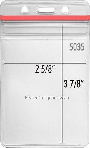 Vinyl ID badge holder pouch all seasons 