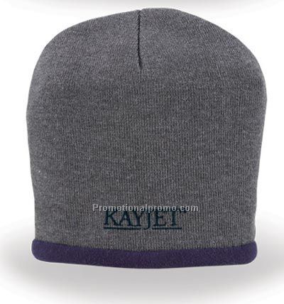 WINTER LINED/CONTRAST TRIM BOARD TOQUE