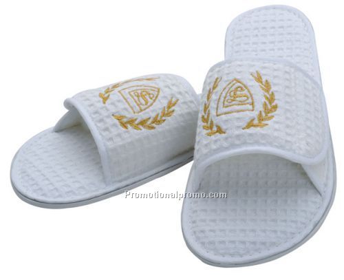Waffle Weave Spa Slippers