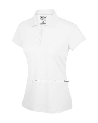 Women's Climalite Tech Solid Jersey Polo - White
