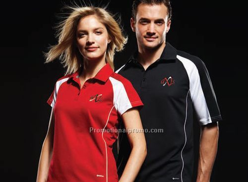 Women's Sonic 3D Textured Colour Block Polo