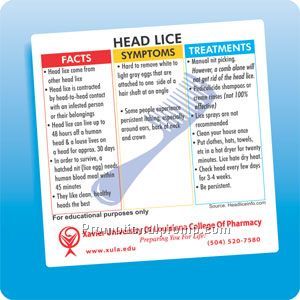 health & safety magnet - Head Lice
