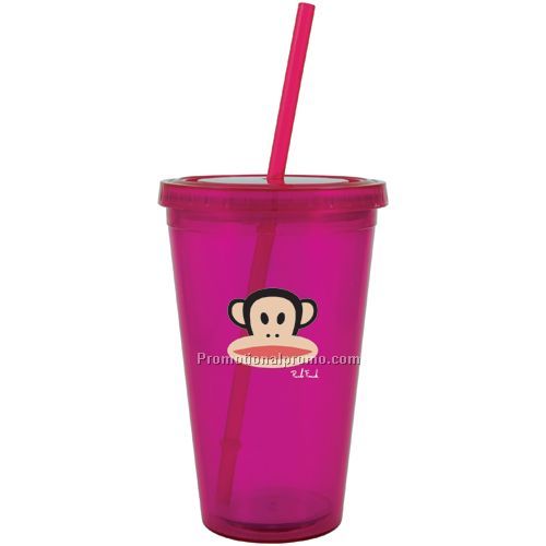 spirit tumbler - 16 oz - fuchsia