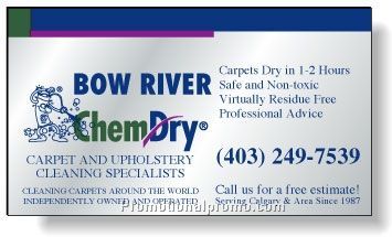 .020 Chrome Magnetic Business Cards / square corners