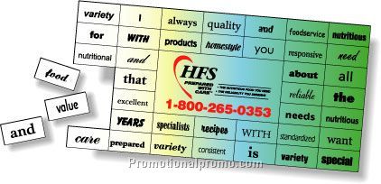 .020 Magnetic Word Set / 41 Pieces