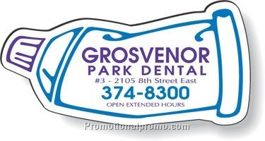 .035 Stock Shape Magnets - Toothpaste Tube