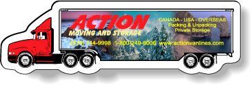 .035 Stock Shape Magnets / Transport Van