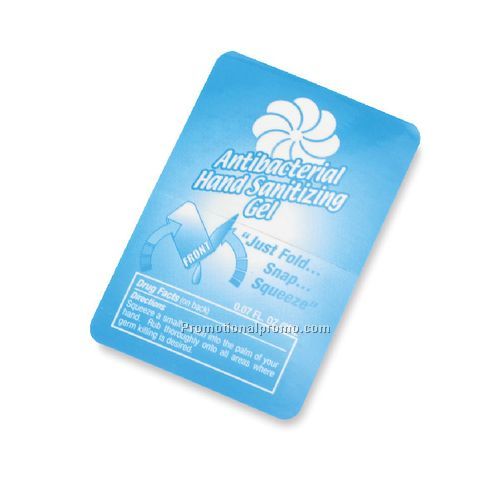 0.07oz Alcohol-Based Antibacterial Stock Gel Snap Packette39228/B>