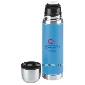 16 oz. Leatherette Vacuum Bottle