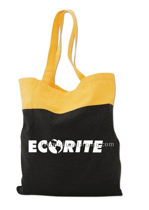 2 Tone Value Tote - Black/Yellow