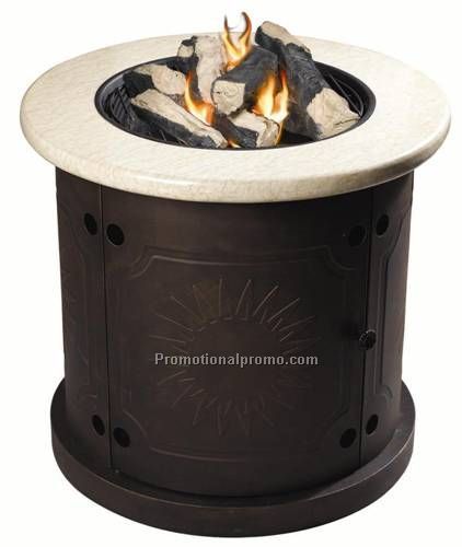 2837664Marble Gas Fire Pit