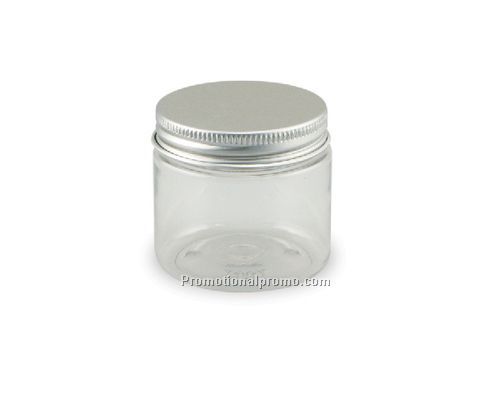 2oz Clear Jar with Aluminum Top