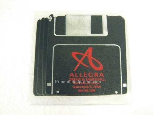 3 3/4 X 3 3/4 DISC COASTER