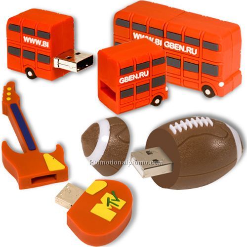 3-D USB Flexi-Drive 2.0 - 1gb