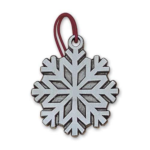 3D Solid Pewter Ornament