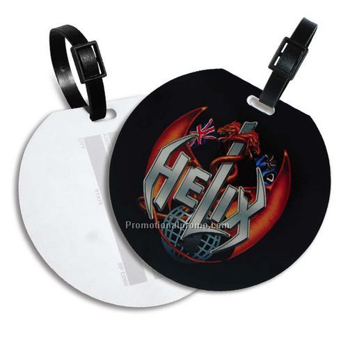 4 CP Jumbo Round Write-On Surface Luggage Tag