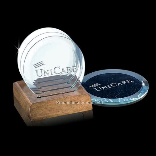 4 piece coaster set with light etch