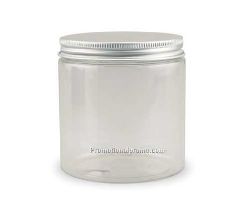 4oz Clear Jar with Aluminum Top