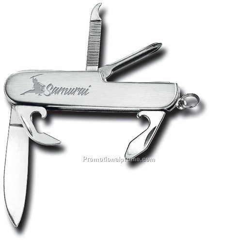 7-Function Stainless Steel Pocket Knife
