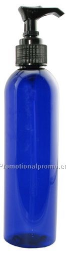 8oz Cobalt Blue Bullet Pump Bottle