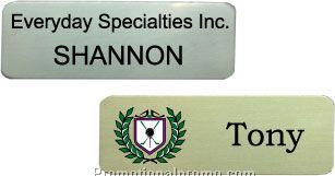 Aluminum Name Badges - 3