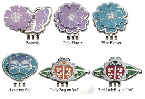 Ballmarkers with clips