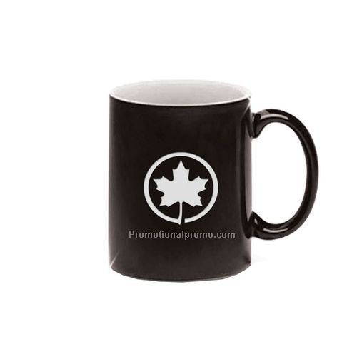 Blue C-Handle mug with Deep etch