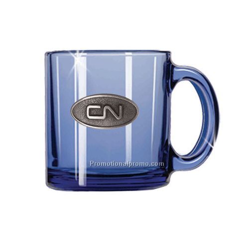 Blue Glass Coffee Mug