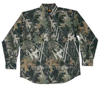 CAMOUFLAGE TWILL SHIRT