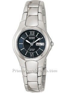 CORSO - Ladies' Eco-Drive Bracelet Black Dial - Titanium