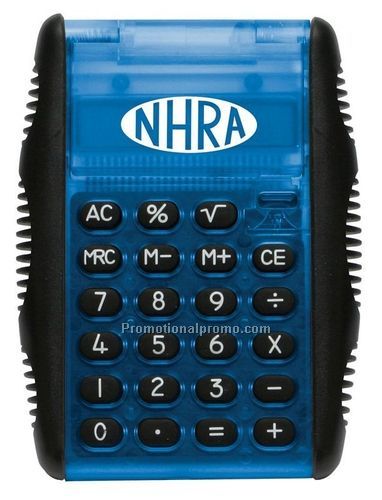 Calculator with Flipper Door - Blue
