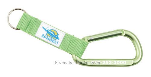 Carabiners with PVC patch - Standard