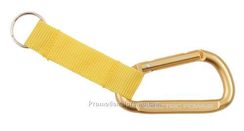 Carabiners with blank straps - Mini