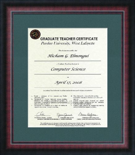 Certificate & Photo Framing - 11 x 14