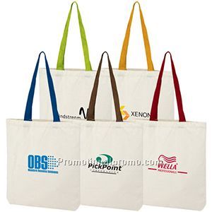 Color Accent Cotton Shopper