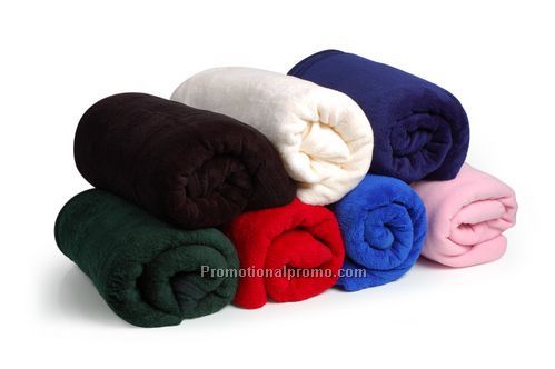 Coral Fleece Throw Stock